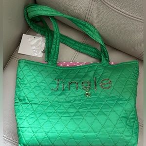 Quacker Factory tote “Jingle” New with tag attached